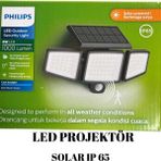 Philips Phılıps LED Outdoor Security Light 8W 1000 Lumen Solar Projektör