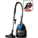 Philips Powerpro City FC9332/07 Toz Torbasız Süpürge + Azur 7000 Serisi DST7022/40 Buharlı Ütü Seti - Siyah