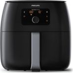 Philips Premium Airfryer Xxl 7.3 L Aile Boyu Kapasite Fritöz, 1.4 Kg, Twin Turbostar Teknolojisi, Kolay Temizlik - LUCİOLE LAMBADER HEDİYE! - Siyah