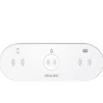 Philips Qİ 3 in 1 15W Beyaz Kablosuz Şarj Cihazı