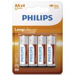 Philips R6L4B/10 Longlife AA 4 Blister Pil