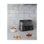 Philips Rapid Air Teknolojisi İle Çıtır, Yumuşak 3000 Serisi Çift Hazneli Airfryer Homeıd Ile Hazır Tarifler+ Lambader