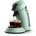 Philips Senseo Original Plus kahve kapsülü makinesi, kahve sertliği seçimi, Coffee Boost teknolojisi, geri dönüştürülmüş plastik, çöl yeşili (CSA210/80)