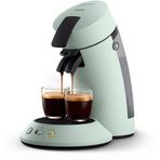 Philips Senseo Original Plus kahve makinesi (kahve sertliği seçeneği, kahve artırma teknolojisi, geri dönüştürülmüş plastikten yapılmış), nane, CSA210/20