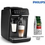 Philips Seramik Öğütücülü Tam Otomatik Kahve Makinesi, Lattego Süt Sistemi, Kişiselleştirilebilir Aroma ve Günlük Kullanım Için Pratik Tasarım Yüksek Performans, Kolay Temizlik ve Keyifli EP3246/70 - Siyah