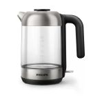 Philips Seri 5000 Cam Su Isıtıcısı Paslanmaz Çelik, Kristal 2200W 1.7L, Hd9339/81