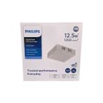 Philips Sıvaüstü Küçük Model Tavan Lamba 12,5W 6500K Beyaz Işık 1250 Lümen 16,5 cm Kare Plastik Gövde - Beyaz-6500K