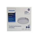 Philips Smartbright Sıvaüstü Tavan LED Lamba 24W 4000K Beyaz Işık( Beyaz ile Sarı Arası) 2200 Lümen 29,5 cm Çapında Plastik Gövde - 4000K - Ilık Beyaz
