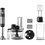 Philips Smoothie Doğrayıcı, Blender ve Karıştırma Speedtrigger Teknolojisi 1200W El Blender Seti ve Mutfak Robotu - Siyah