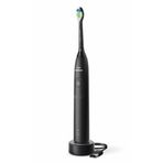 Philips Sonicare 5300 elektrikli diş fırçası, 2 yoğunluk seviyeli sonik diş fırçası, basınç kontrolü, EasyStart, Smartimer ve BrushPacer, siyah, model HX7101/01 [yeni teknoloji]