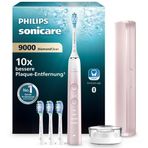 Philips Sonicare Diamondclean 9000 Elektrikli Diş Fırçası, Özel Sürüm - Sonic Diş Fırçası, Temizleyici Dişler, 4X C3 Premium Plak Savunması Fırça Başlıkları, Pembe (Model Hx9911/79)