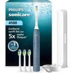 Philips Sonicare Series 4100 Elektrikli Diş Fırçası Basınç Sensörlü Sonic Diş Fırçası, 4 Fırçalama Ayarı, Easystart, Smartimer, 21 Günlük Çalışma Süresi, Seyahat Çantası, Koyu Mavi, HX4046/48, [yeni] - Beyaz