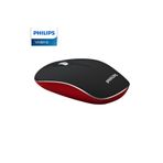 Philips Spk7323hs-93 Black And Red Kablosuz Sessiz Optik Mouse