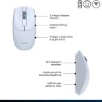 Philips Spk7398j Kablosuz 1600Dpı Sessiz Optik Mouse Açık Mavi