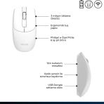 Philips Spk7398w Kablosuz 1600Dpı Sessiz Optik Mouse Beyaz