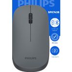 Philips Spk7438 Kablosuz Mouse Bluetooth Mouse Çift Mod 3tuşlu Sessiz Mouse Gri Pil Dahil Resmi Distribütör