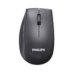 Philips Spk7627k Kablosuz Bluetooth Mouse 1600 Dpi Gri Kablosuz Mouse Type-c Şarj Destekli Siyah