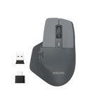 Philips SPK7858 Bluetooth Kablosuz Çift Modlu 4000DPI 7 Tuşlu Optik Mouse gri
