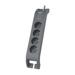 Philips SPN3140A/62 2400 Joule 4'lü 2 m Anahtarlı Akım Korumalı Priz