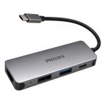 Philips Swr1607g/93 Type-C 4'Ü 1 Arada Çok Fonksiyonlu Dönüştürücü Hub