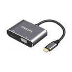 Philips SWV6021/00 USB-C HDMI ve VGA Adaptör