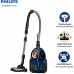 Philips Toz Torbasız Elektrikli Süpürge Powercyclone Teknolojisi, Alerji Kilit Sistemi ve Triactive Başlıkla Güçlü Emiş, Sessiz Çalışma ve Kolay Temizlik Deneyimi Sağlar, Yüksek Performanslı Temizlik, Geniş - Mavi - FC9749-07