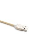 Philips USB - Micro USB Şarj Kablosu, 1.2 Metre, Örgü, Altın (DLC2518G)