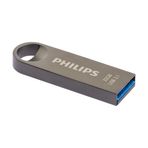 Philips USB Stick 32 GB USB 3.1 Flash Drive Moon Edition PC, dizüstü bilgisayar, bilgisayar için, 180 MB/s'ye kadar okuma metal anahtarlık halkası kapaksız