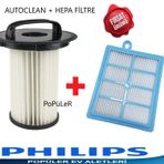 Philips Uyumlu FC 9222 Marathon Elektrikli Süpürge Filtresi Silin