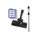 Philips Uyumlu XB 9125 Marathon Ultimate Süpürge Turbo Fırçalı Emici, Boru ve Hepa 13 Çıkış Filtre