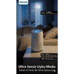 Philips Wi-Fi Destekli Ultra Tasarruflu Hava Temizleme Cihazı (12W) Uzaktan Kontrol Koku ve Duman Giderici Beyaz
