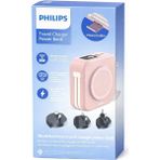 Philips Wireless Powerbank Telefon Tutuculu Seyahat Şarj Cihazı Kablosuz Şarj Power Bank Pembe