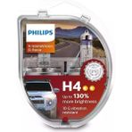 PHILIPS X-Treme Vision G-Force H4 Otomobil Far Ampulü (12342XVGS2) %130 Daha Fazla Parlaklık ile