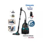 Philips Xb9185 + Turbo Başlıklı Marathon Ultimate Toz Torbasız Süpürge– Hepa 13 Filtre, Powercyclone 10, Toz Bulutu Olmadan Hazne Boşaltma, Sessiz Güçlü Perfo