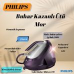 Phılıps Zahmetsiz Ütüleme. Hızlı Sonuçlar. Buhar Kazanlı Ütü Mor