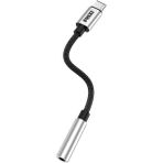 Phixi Basic CA111 Metal Başlıklı Örgü Type-C To 3.5 mm Jack Çevirici Kablo