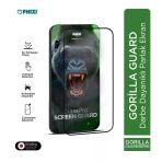Phixi Gorilla Guard İphone 16 Plus Kırılmaz Cam – Hd Temperli, Tekrar Yapışabilir, Suyla Temizlenebilir, Anti-Statik, Süper Kavisli Ekran Koruyucu