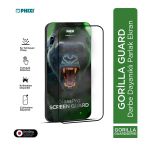 Phixi Gorilla Guard İphone 17 Pro Kırılmaz Cam – Hd Temperli, Tekrar Yapışabilir, Suyla Temizlenebilir, Anti-Statik, Süper Kavisli Ekran Koruyucu