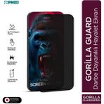 Phixi Hayalet Gorilla Guard İphone 12 Kırılmaz Cam – Hd Temperli, Tekrar Yapışabilir, Suyla Temizlenebilir, Anti-Statik, Süper Kavisli Ekran Koruyucu