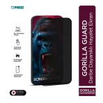Phixi Hayalet Gorilla Guard İphone 14 Kırılmaz Cam – Hd Temperli, Tekrar Yapışabilir, Suyla Temizlenebilir, Anti-Statik, Süper Kavisli Ekran Koruyucu