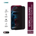 Phixi Hayalet Gorilla Guard İphone 16 Plus Kırılmaz Cam – Hd Temperli, Tekrar Yapışabilir, Suyla Temizlenebilir, Anti-Statik, Süper Kavisli Ekran Koruyucu