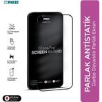 Phixi Premium Guard Parlak Cam Ekran Koruyucu İphone 12 Pro Max Uyumlu Antistatik, Su Tutmaz, Tam Kaplama
