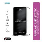 Phixi Premium Guard Parlak Cam Ekran Koruyucu İphone 14 Pro Uyumlu Antistatik, Su Tutmaz, Tam Kaplama