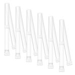 PHLSTYLE Şeffaf Sütyen Kayışları, Straplez Sütyen, Bale Dansı için 3 Çift 15 mm Genişlik Görünmez Kaymaz Ayarlanabilir Sütyen Askıları, 3 çift 10 mm Genişlik Şeffaf Sütyen Askıları, 10mm width