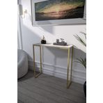 Phobia Astra Dresuar Dekoratif Raflı Konsol Gold Metal Dresuar Beyaz Mermer Desen 23-25