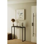 Phobia Solto Home AF23-16 Siyah Mermer Desen Raf Siyah Metal Dresuar - Konsol - Stant – Sehpa