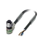 Phoenix Contact 1415610 M12 4 Pin Dişi Düz 90 Derece PVC Sensör Kablosu