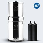 PHOENIX GRAVITY 12 Litre Yer Çekimli Su Arıtma Cihazı | Çelik Standlı | NSF & WQA Sertifikalı | Mineralleri Arıtmaz| Elektrik ve Tesisat Gerektirmez | Temiz, Sağlıklı İçme Suyu