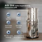Phoenix Gravity 8 Litre Yer Çekimli Su Arıtma Cihazı |NSF Sertifikalı |Mineralleri Arıtmaz |Servis İstemez