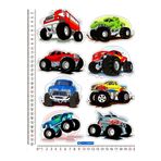 Phoenix MONSTER TRUCK ROAD ARAÇ MOTORSİKLET KASK LEPTOP DUVAR DOLAP 8 ADET STİCKER ÇEŞİTLERİ